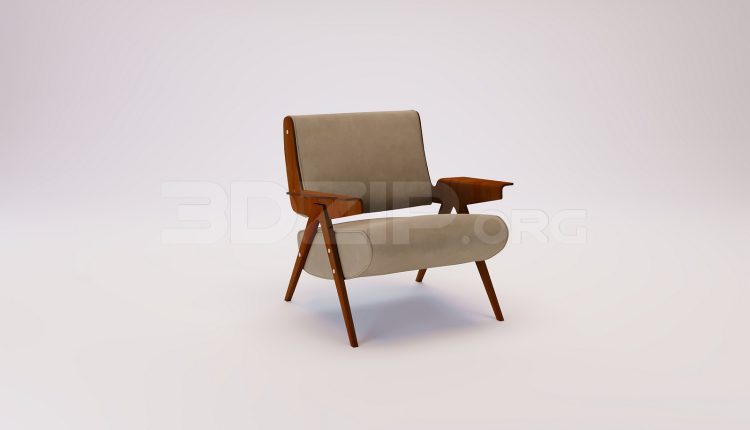 18214. Free 3ds Max Armchair Model Download (2)