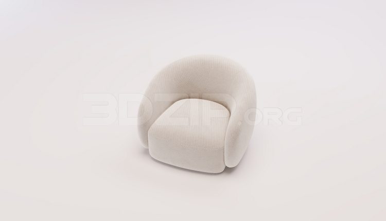 18215. Free 3ds Max Stool Model Download (1)