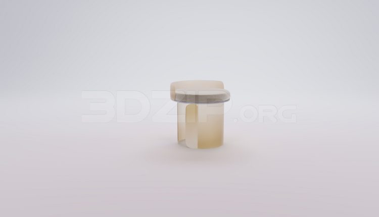 18234. Free 3Ds Max Stool Model Download (2)