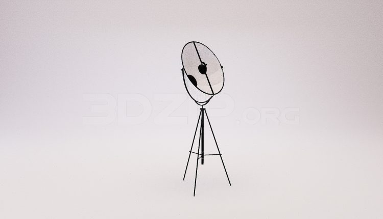 20161. Free 3Ds Max Floor Lamp Model Download (1)