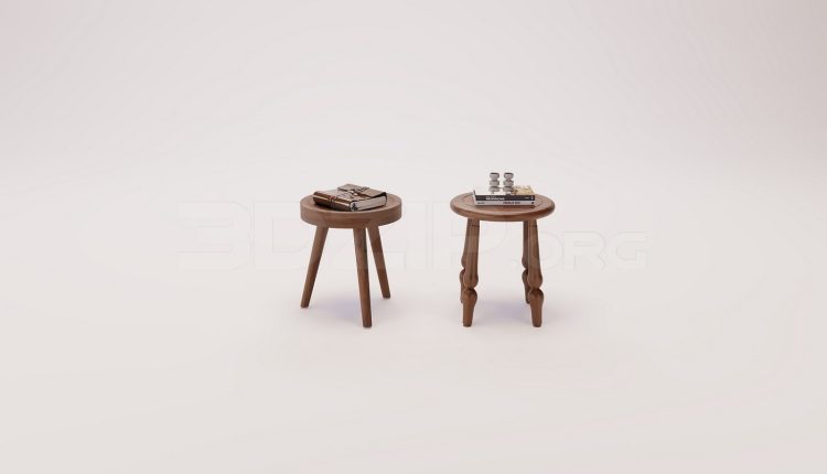 20192. Free 3Ds Max Bedside Table Model Download (2)
