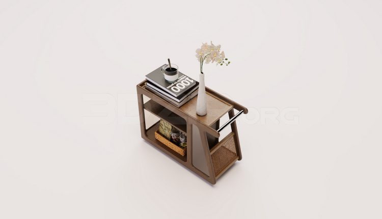 20202. Free 3Ds Max Bedside Table Model Download (2)