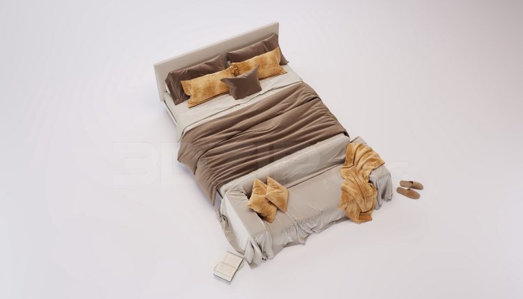 20212. Download Free 3Ds Max Bed Model (2)