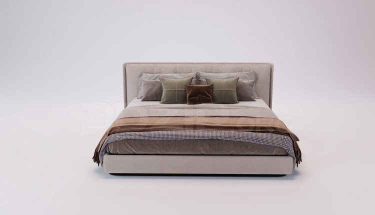 20214. Download Free 3Ds Max Bed Model (2)