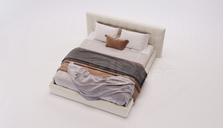 20216. Download Free 3Ds Max Bed Model (2)