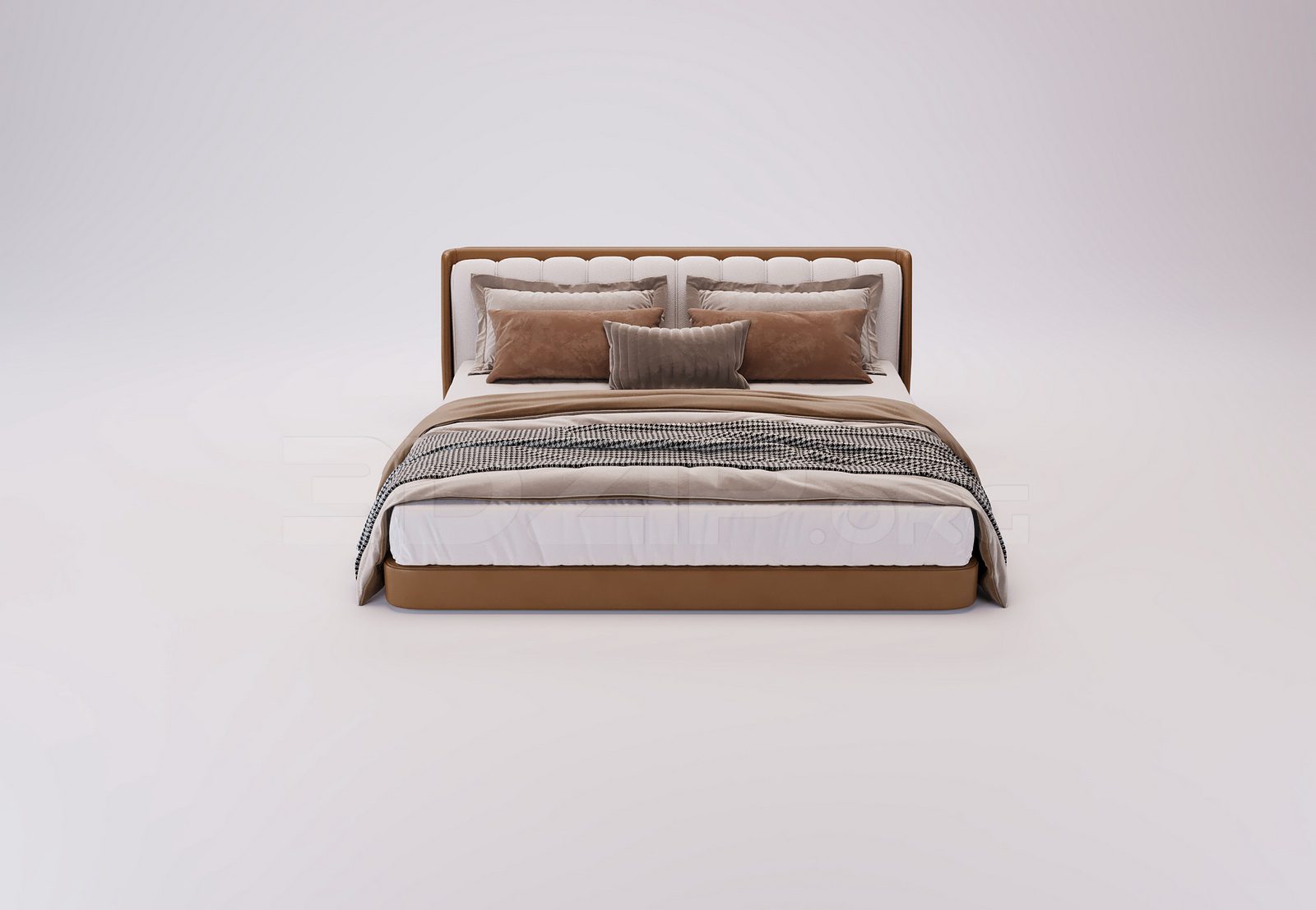 20217. Download 3Ds Max Bed Model for Free (2)