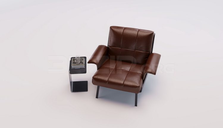 20226. 3Ds Max Armchair Model Free Download (2)