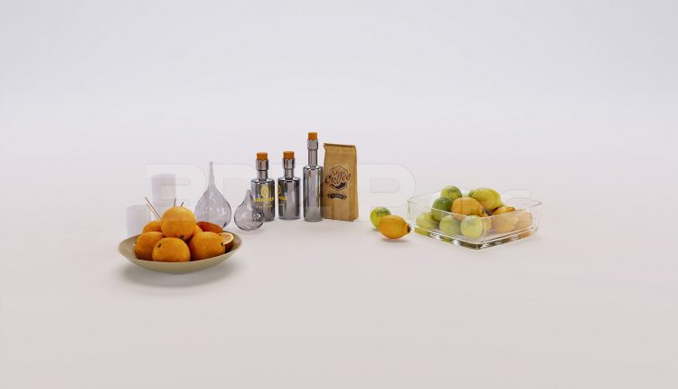18280. Free 3Ds Max Tableware Kitchen Model Download (2)