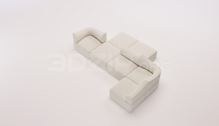18294. High-Quality Free Sofa Model 3Ds Max (2)