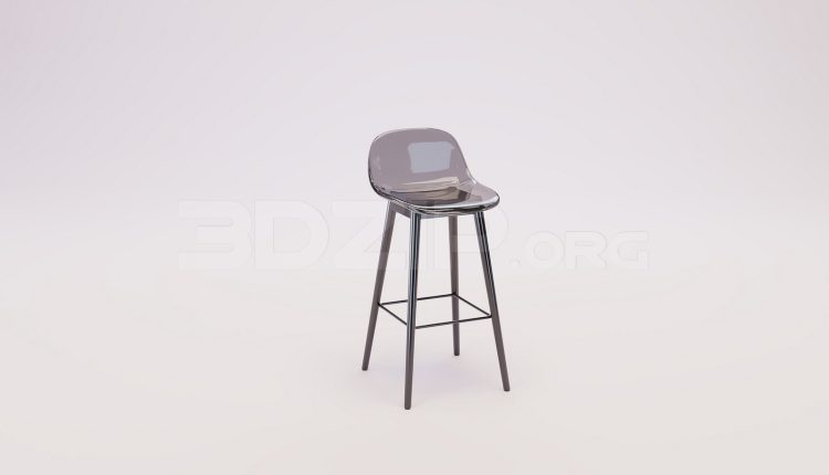 18330. Download Free 3d Bar Stool Model For 3ds Max Interior Design (1)