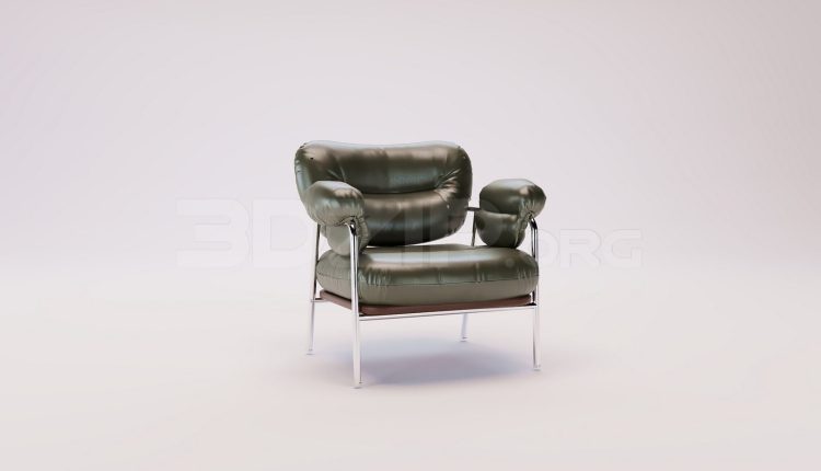 18331. Download Free Armchair 3d Model For 3ds Max Interior Projects (1)