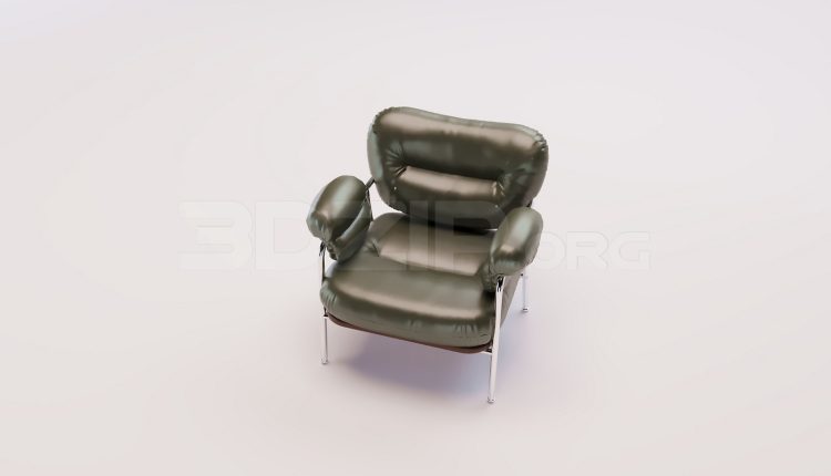 18331. Download Free Armchair 3d Model For 3ds Max Interior Projects (2)