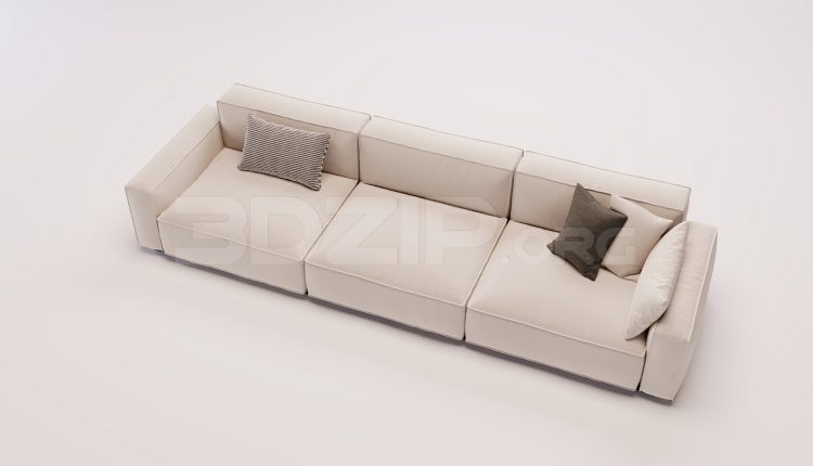 18351. High-Quality Free Sofa Model 3Ds Max (1)
