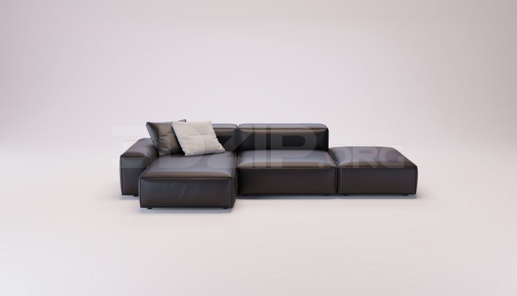 18359. Free 3Ds Max Sofa Model Download for Modern Interior Design (1)