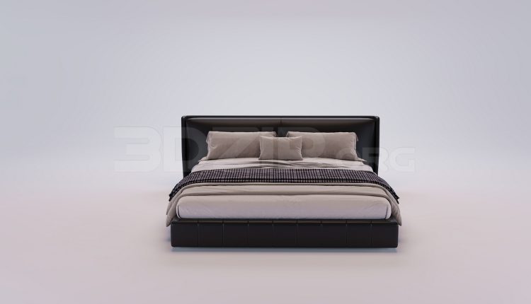 18365. Download Free Bed 3Ds Max Model for Interior Design (2)