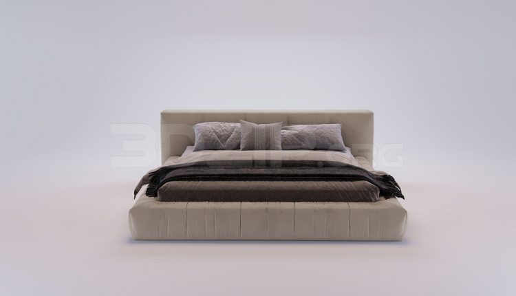 18391. Download Free Bed Model for 3Ds Max (2)