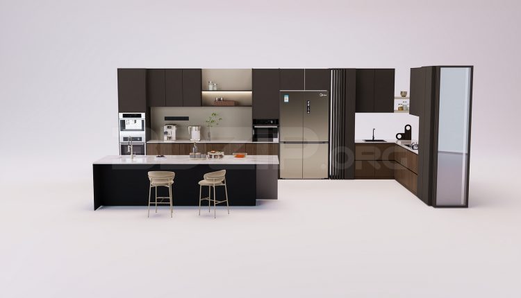 18399. Download Free 3Ds Max Kitchen Model (1)