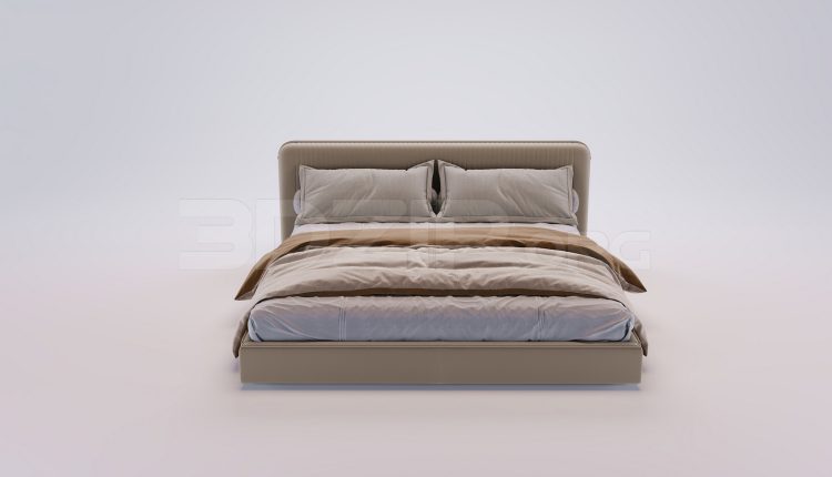 18405. Download Free Bed Model for 3Ds Max (2)