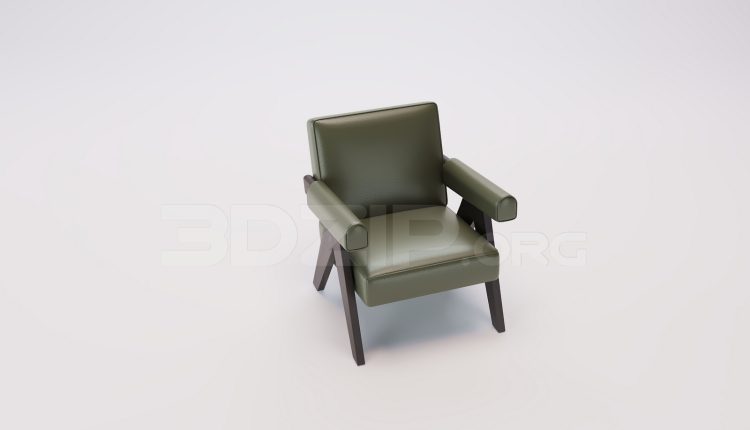 18419. Free 3Ds Max Armchair 3D Model Download (2)