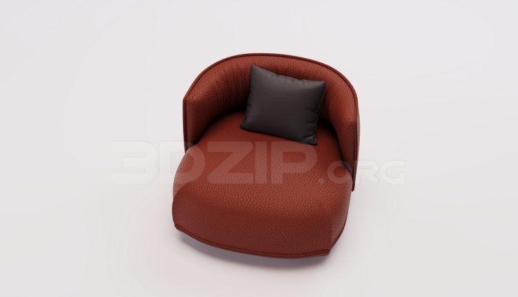 18429. Free 3Ds Max Armchair 3D Model Download (1)