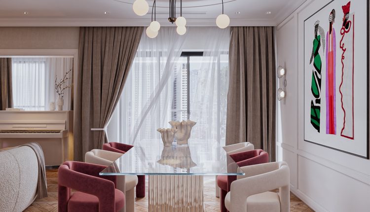 13817. 3ds Max Apartment Interior Model Download By Le Hieu (6)
