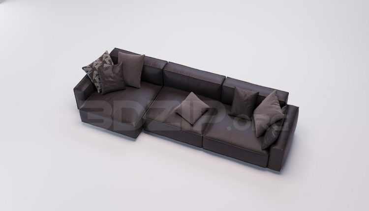 18501. Free 3Ds Max Sofa Model Download (1)