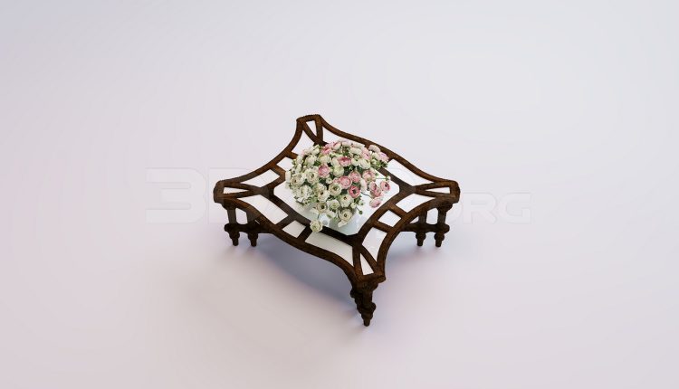 18503. Free 3Ds Max Tea Table Model Download (1)