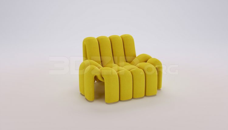 18525. Free 3Ds Max Chair Model Download (1)