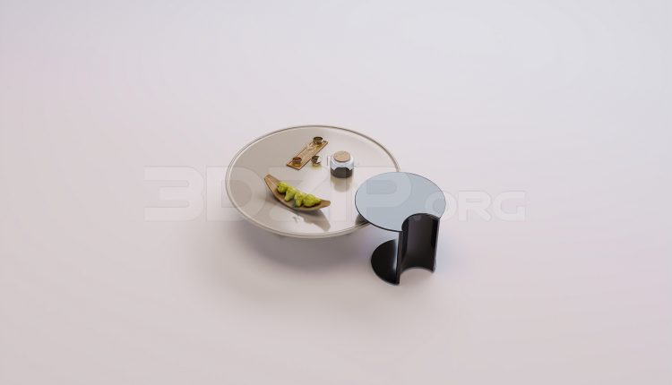 18527. Download Free 3D Tea Table Model for 3Ds Max Interior Design (1)