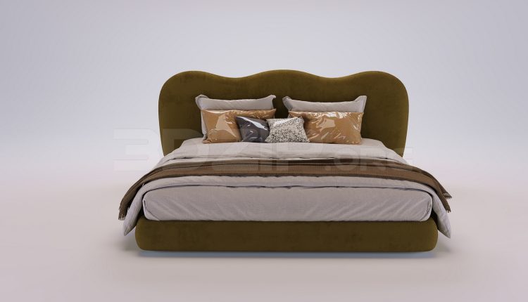 18528. Download Free Bed Model for 3Ds Max (1)