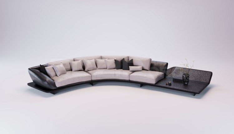 18534. Free 3Ds Max Sofa Model Download (1)