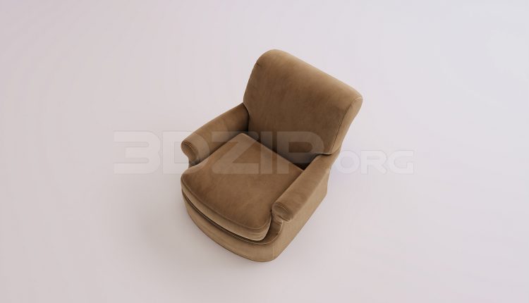 18536. Free 3Ds Max Armchair 3D Model Download (1)
