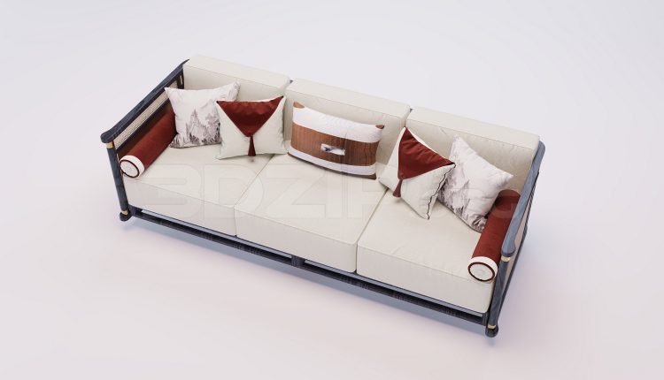 18546. Free 3Ds Max Sofa Model Download (2)