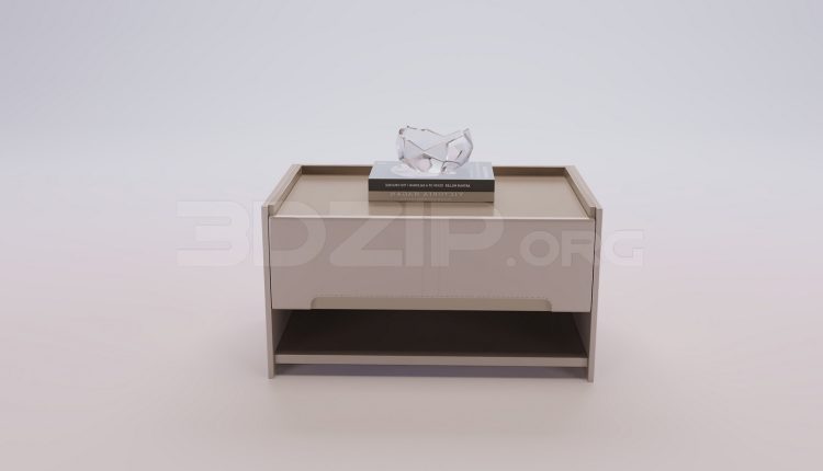 18553. Free 3Ds Max Bedside Table Model Download (2)