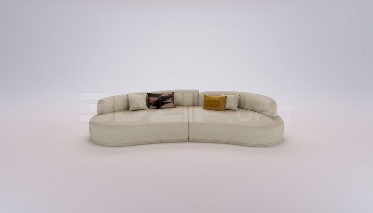 18561. Free 3Ds Max Sofa Model Download (1)