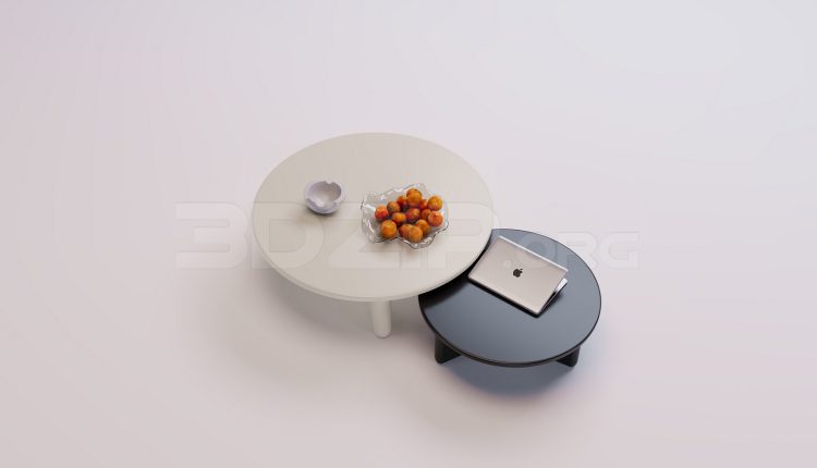 18562. Free 3Ds Max Tea Table Model Download (2)