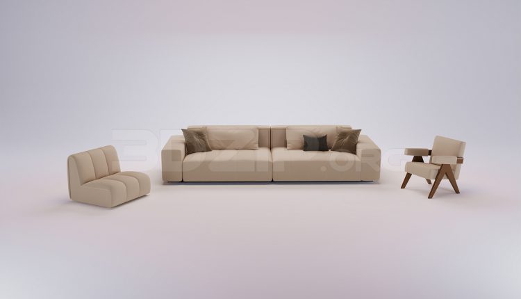 18568. Free 3Ds Max Sofa Model Download (2)