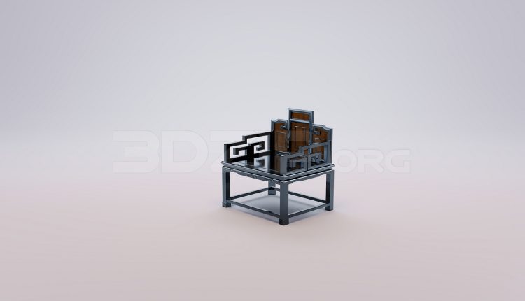 18572. Download Free Armchair 3D Model for 3Ds Max Interior Projects (2)