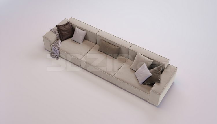 18613. Free 3Ds Max Sofa Model Download (2)