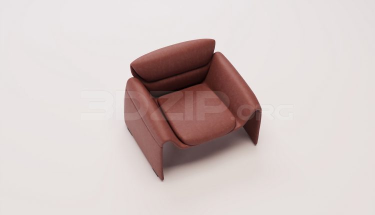 18626. Free 3Ds Max Armchair 3D Model Download (1)