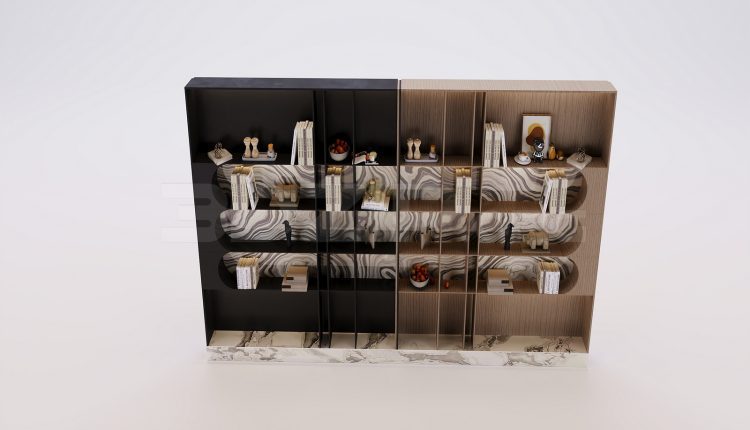 18653. Free 3Ds Max Decorative Cabinets Model Download (2)