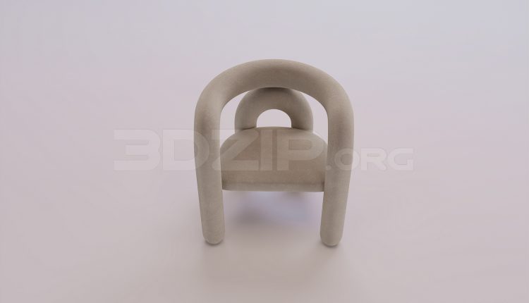 18667. Free 3Ds Max Armchair 3D Model Download (2)