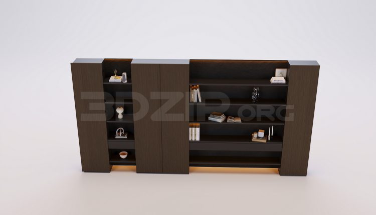 18672. Free 3Ds Max Decorative Cabinets Model Download (2)