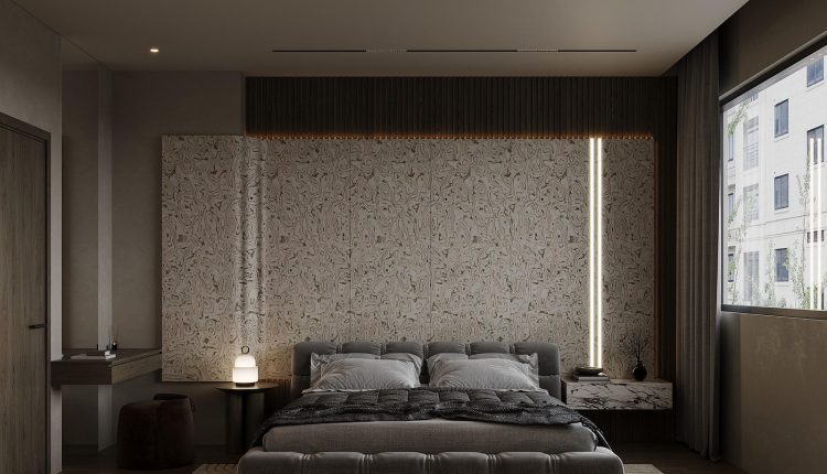 20241. 3ds Max Bedroom Interior Model Download (1)