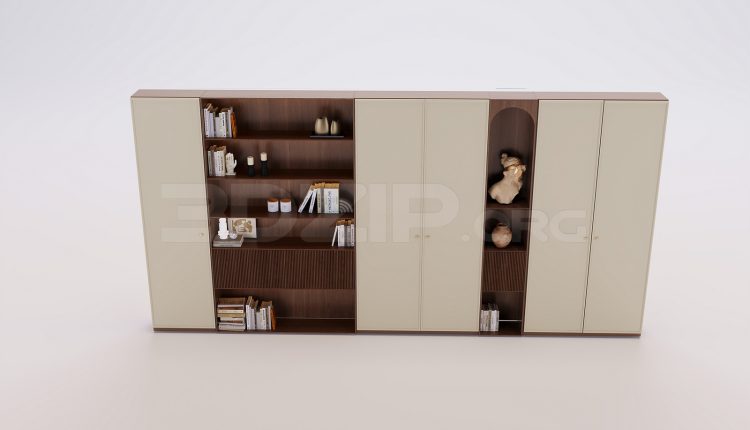 18679. Free 3Ds Max Decorative Cabinets Model Download (2)