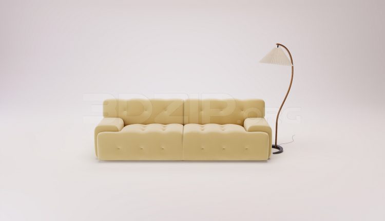18682. Free 3Ds Max Sofa Model Download (2)