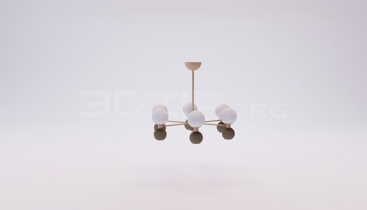 18689. Download Free 3Ds Max Ceiling Light Model (1)