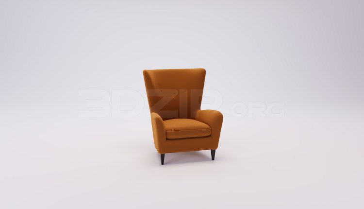 18700. Free 3Ds Max Armchair 3D Model Download (2)