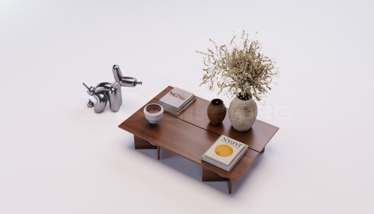 18702. Free 3Ds Max Tea Table Model Download (2)