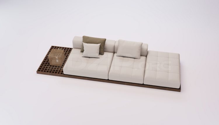 18727. Free 3Ds Max Sofa 3D Model Download (2)